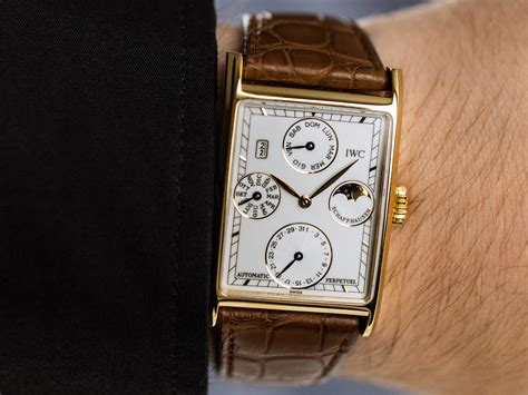 IWC Novecento Perpetual Calendar 18K Yellow Gold.